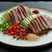 Braised Beef Tongue With Red Oil