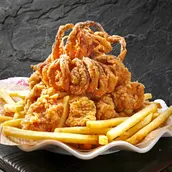 Fried Squid With French Fries